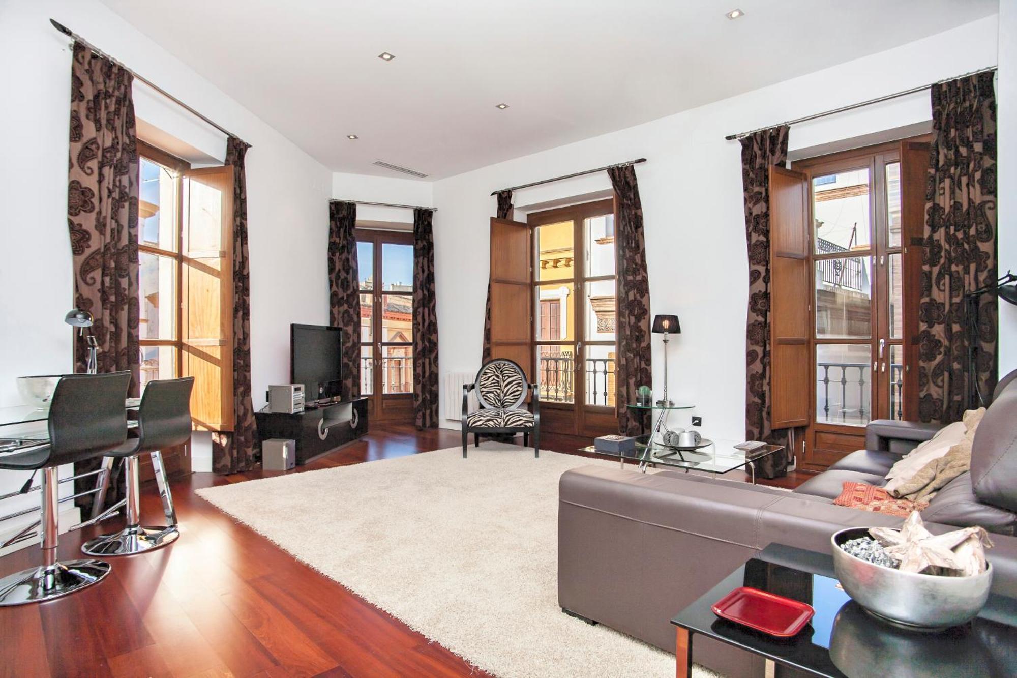 Cathedral Apartment, Upper Floor Apartment 塞维利亚 外观 照片